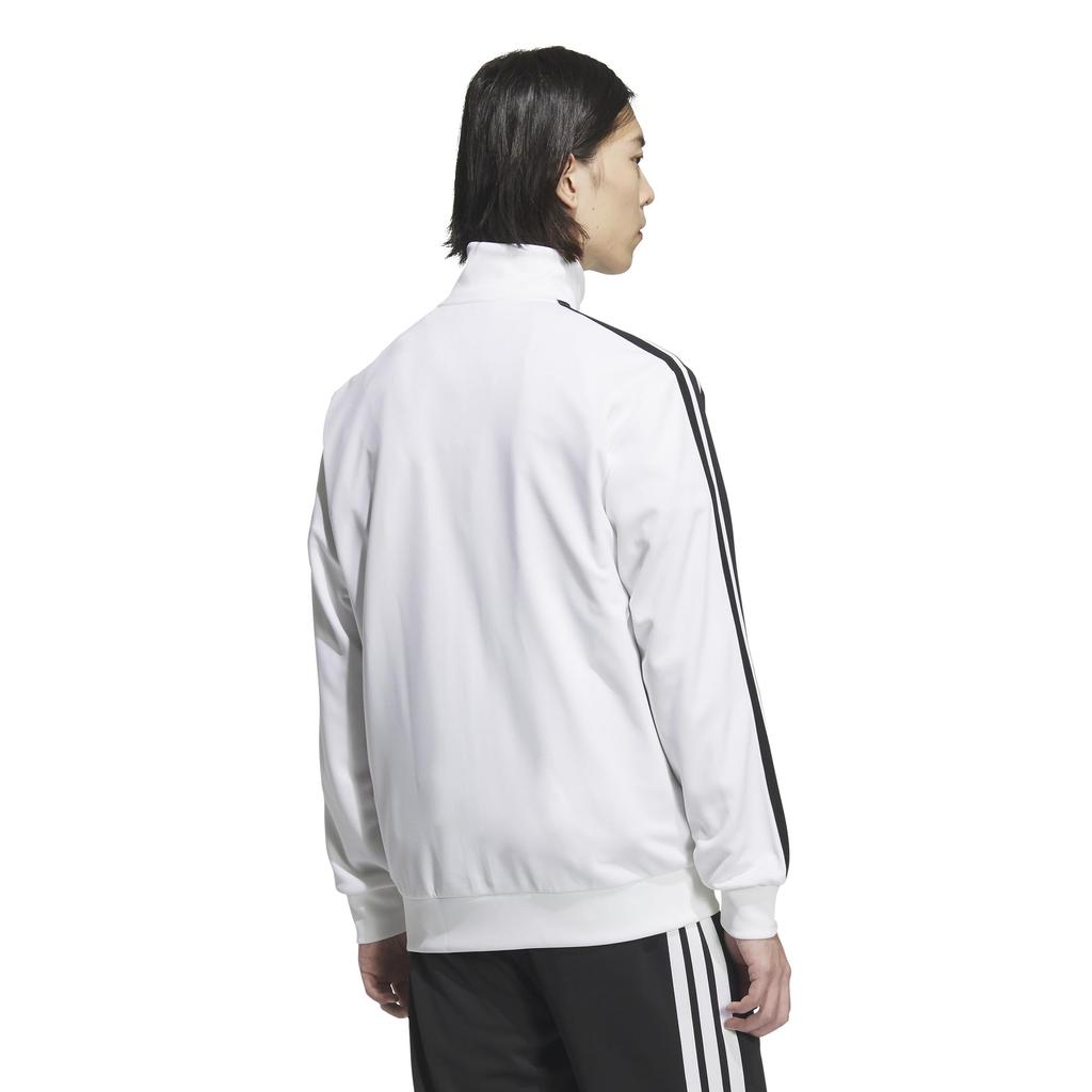 Adidas JZR00 Track Jersey White Size L Men's 3-Stripes Top, Must-Have Top, (JV6979),