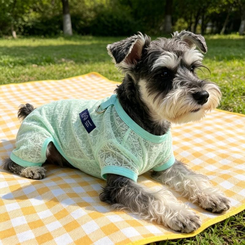Summer Cooling Meshes Dog Shirt Light weight Breathable Ice Vests Sun Protecting Quick Drying Casual Shirts