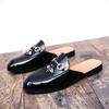 Fashion 2025 Classic Brand Men's Loafers Luxurious New Shiny Leather Shoes High-end Banquet Men's Dress Shoes Flat and Comfortable