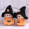 Halloween Pumpkin Suit for Labubu Dolls Cartoon Mini Plush Doll Clothes Plush Animal Clothes DIY Accessories Gifts