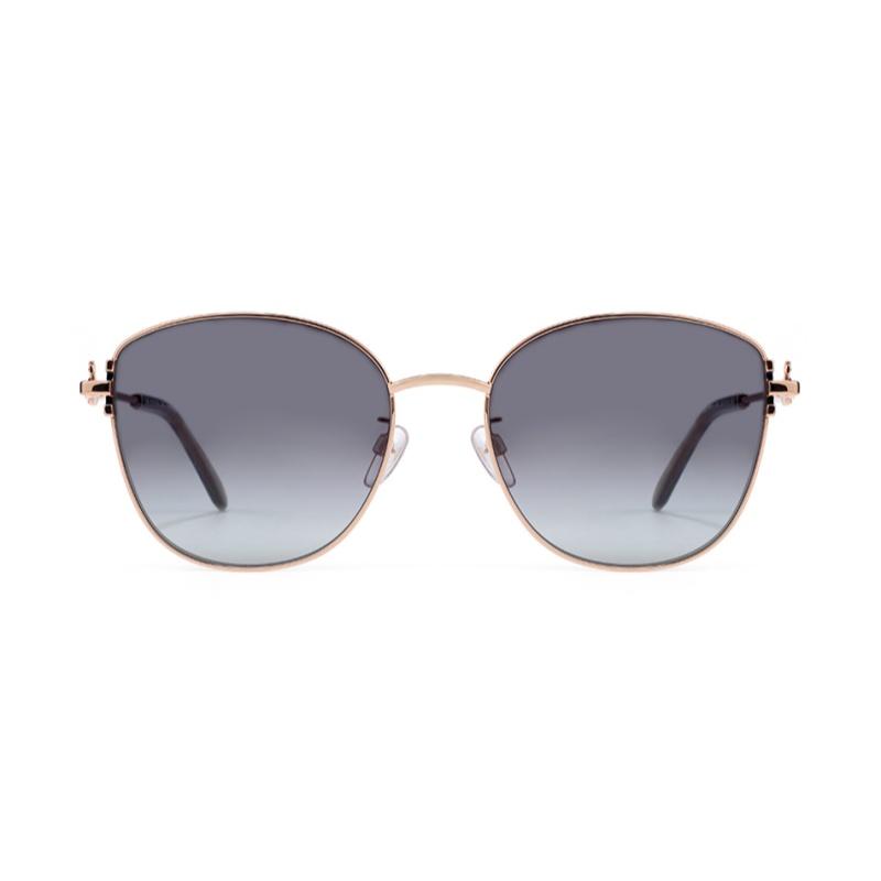 Vivienne Westwood Round Mirror Leg Logo Sunglasses Unisex sunglasses Gold VW7039-1-495 F,Gold