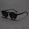 New Vintage Round Sunglasses Women Men Brand Circular Sun Glasses Female Oval Eyewear Sunglasses for Male Female Eyeglasses