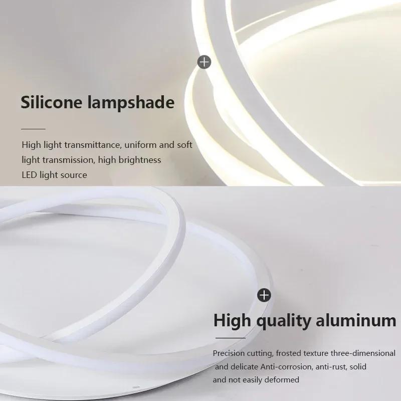 Modern LED Simple Ceiling Lamp For Living Dining Room Bedroom Study Room Balcony Restaurant Lighting Fixture Indoor Decoration