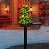 New LED Solar Lights Christmas Atmosphere Decoration Ground Plug Light Christmas Tree Lights Lawn Park Corridor Courtyard Lamp