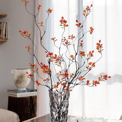Composizione Floreale Artificiale di Acero Giapponese Autunnale per Arredo Casa