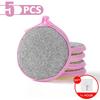 Dishwashing Sponge Reusable Washable Sponges Double Side Magic Sponge To Wash Dishes Useful Things for Kitchen Clean Tools