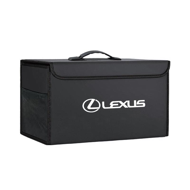 Car Trunk Leather Storage Box Auto Interior Organizer Accessories For Lexus F-SPORT ES RX NX LS UX LM LX GX LC RZ IS CT GS RC HS