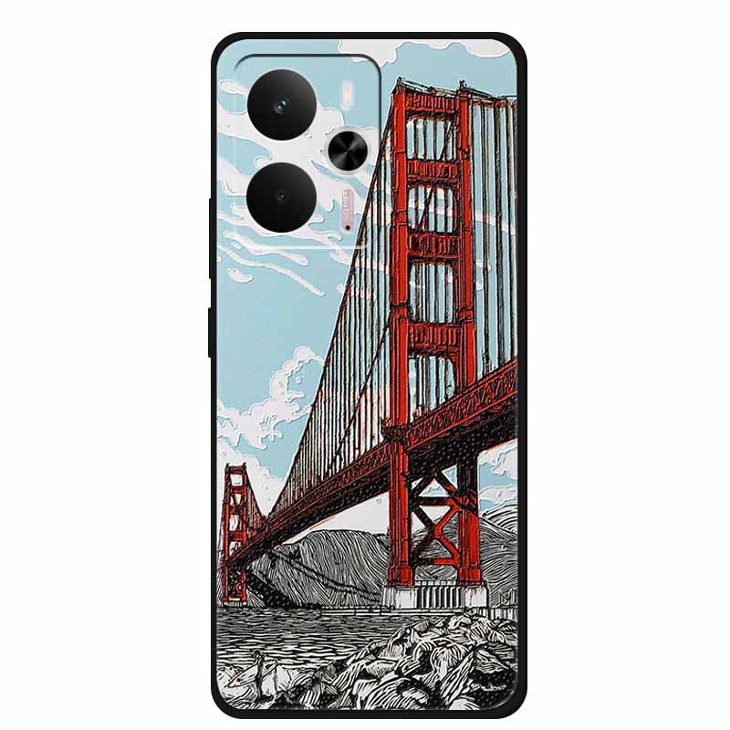 3D Emboss Case For Realme 14 5G Case Realme14 Coque Relief Flower Silicone Soft Back Cover For Realme 14 Phone Cases Funda Shell