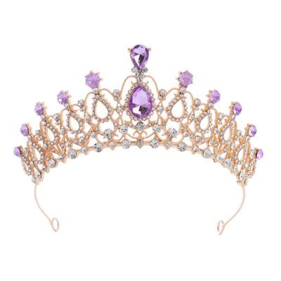 Corona nuziale barocca vintage corona nuziale regina compleanno acconciatura accessori per capelli