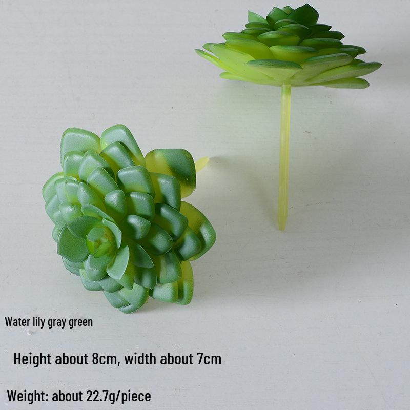 Mini Flocking Artificial Succulent Bonsai for DIY Wall Decor