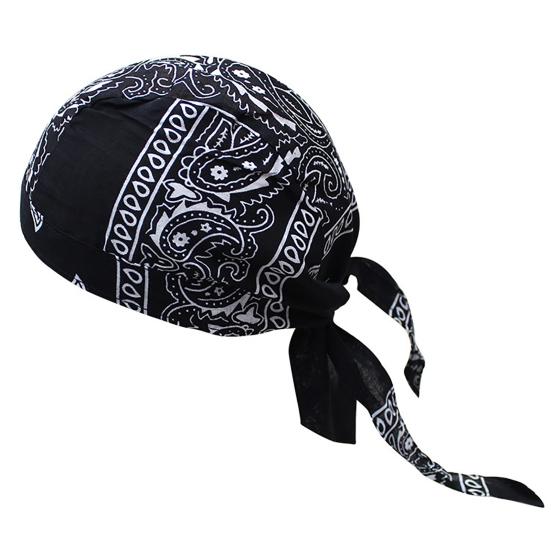 

Bandana Multi-color Hip Hop Cotton Cashew Printing Pirate Headscarf Beanie Hat for Streetwear