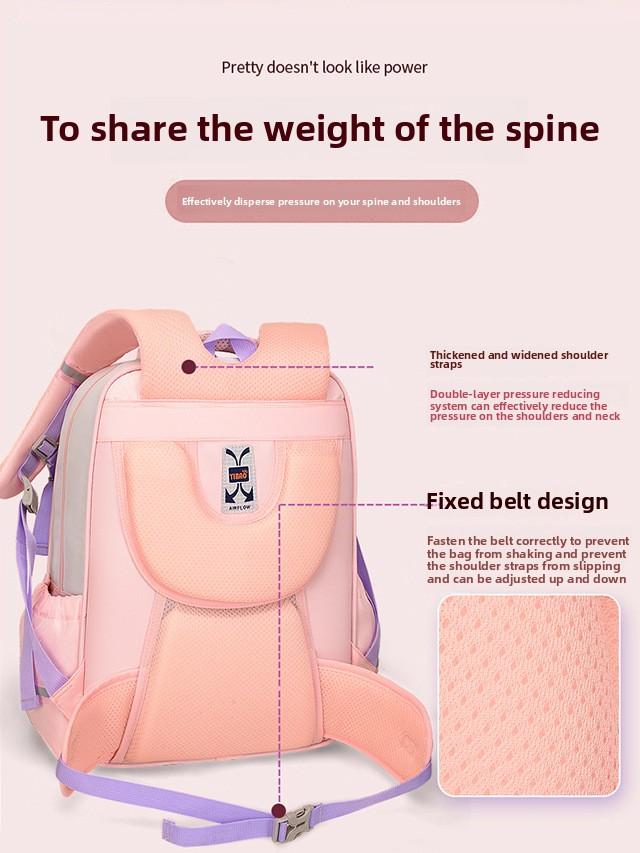 Rabbit series large capacity student backpack for boys and girls Lightweight school bags Cute cartoon elementary schoolbags