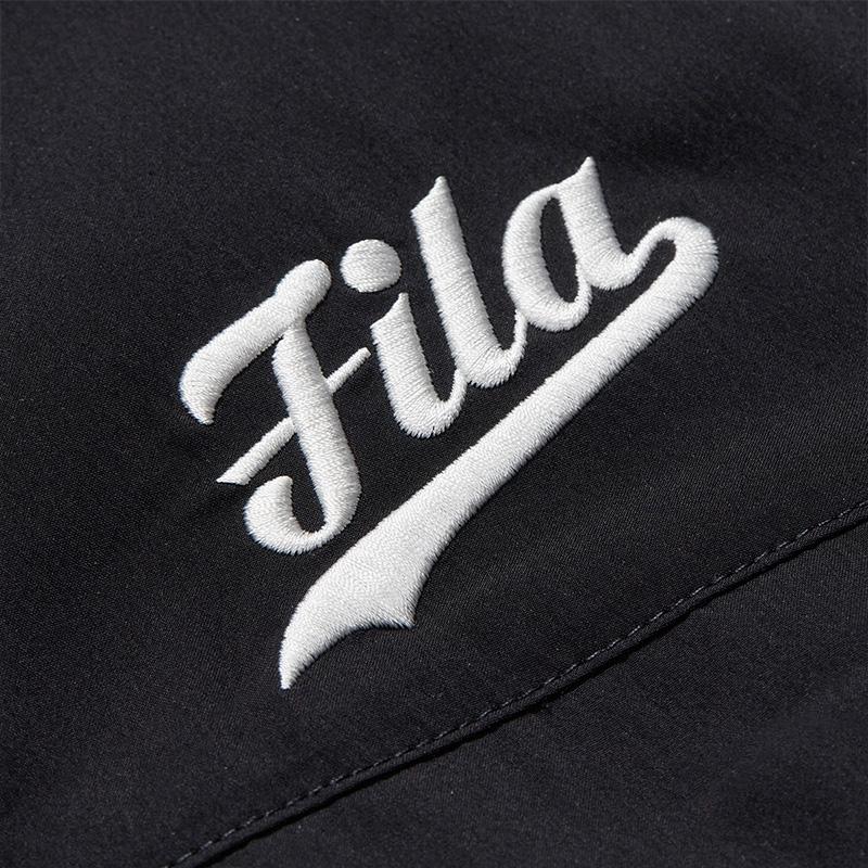 Fila Fusion Shirts Men's Jet Black Lapel Moderate Other T11M432401FBK