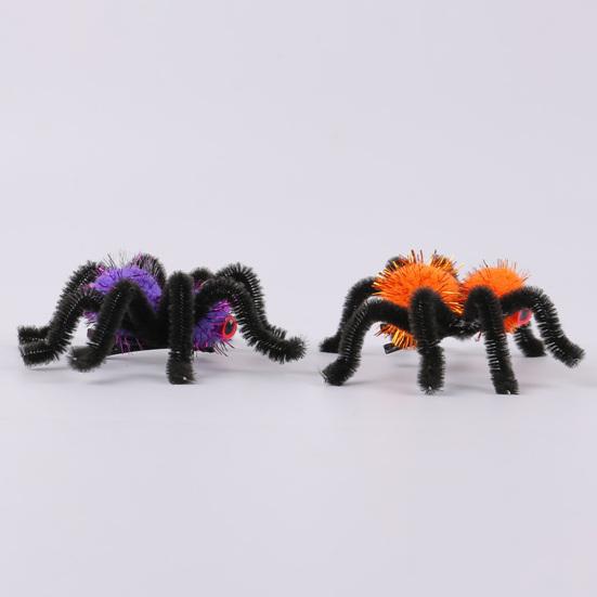 Halloween Spider Hair Clip for Kids Adults Furry Spider Hair