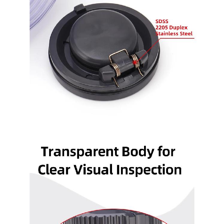 Flowcolour UPVC 25mm-32mm Gray Swing Check Valve Non-Return Flap Valve One Way Valve Fish Tank Connector Pipe Fittings