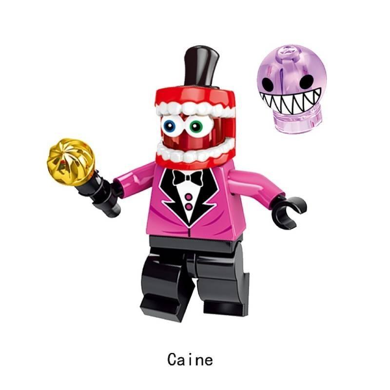 Buntes Digitales Zirkus Handflächen Niken Clown Kraftmo Baustein Figurenset ABS-Material