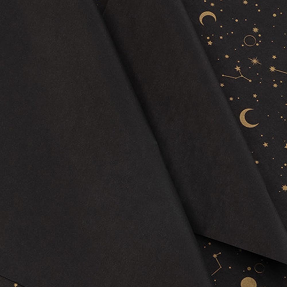 20 Sheets/Pack Starry Sky Tissue Paper Stars Moon Constellations Pattern Gift Wrapping Paper Christmas New Year Wrap Paper