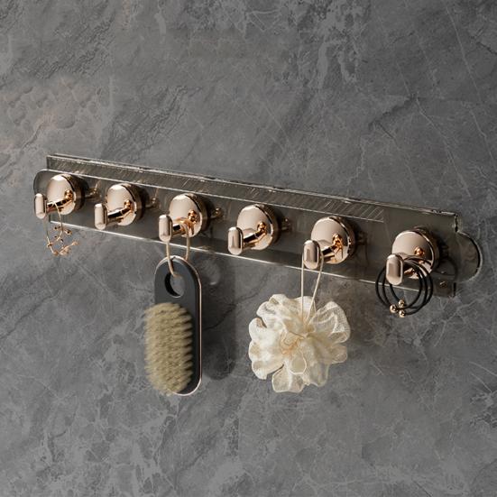 Self-Adhesive Wall Bathroom Hook Strong Load-bearing Hanger Organizer Hook