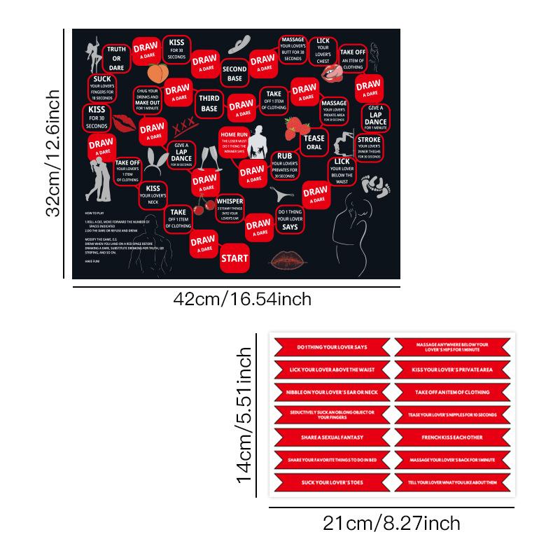 Cross-Border Couples' Creative Adult Dating and Drinking Board Game
