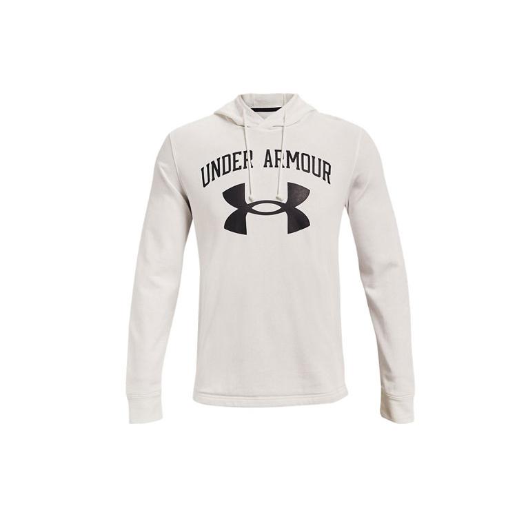 Худи Under Armour Rival Мужское Белое С капюшоном Умеренное Обычный крой 1361559-112 L