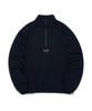 LEE Kleines Twitch-Logo Viertel-Reißverschluss-Sweatshirt Marine