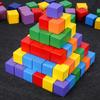 Dimensional Three Colourful Square Building Blocks Early Educational Kids Toys