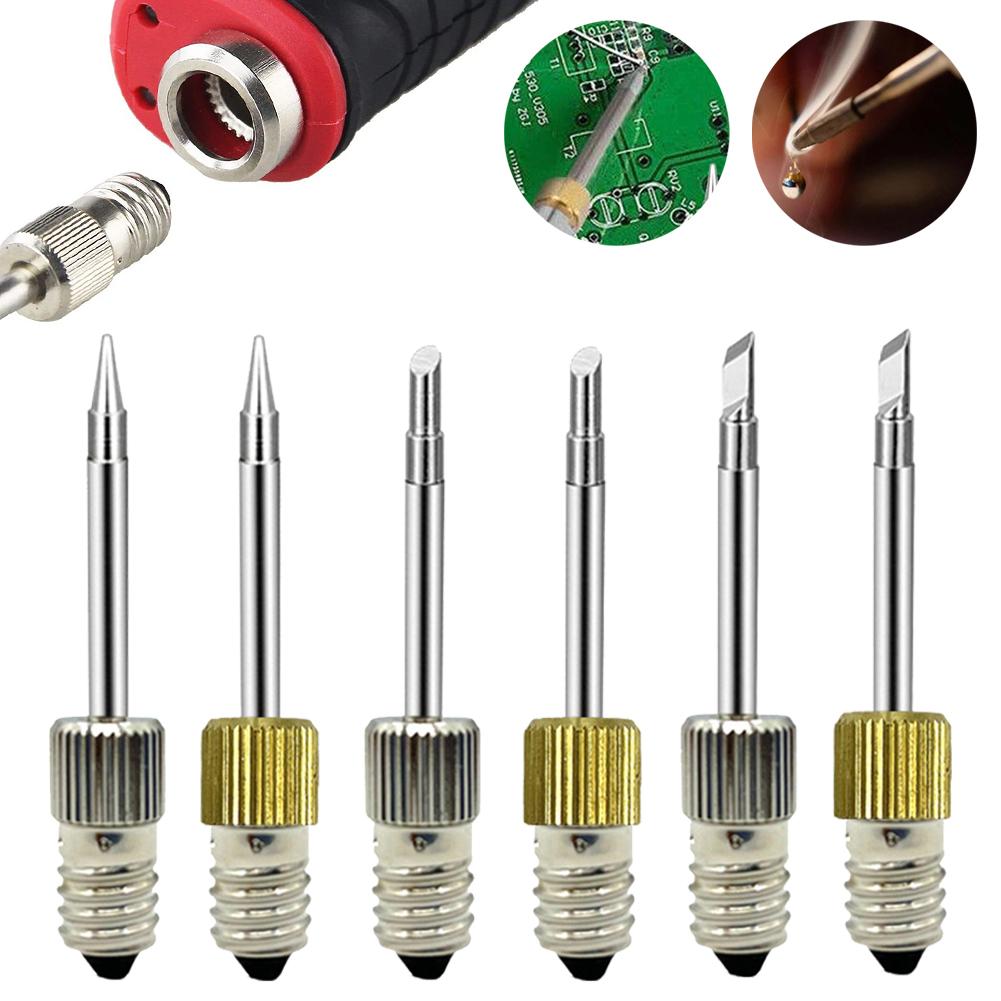 Welding Tips Soldering Iron Tips Rust Resistant Steel USB Charging With E10 Interface 50mm Brandnew For Welding Applications