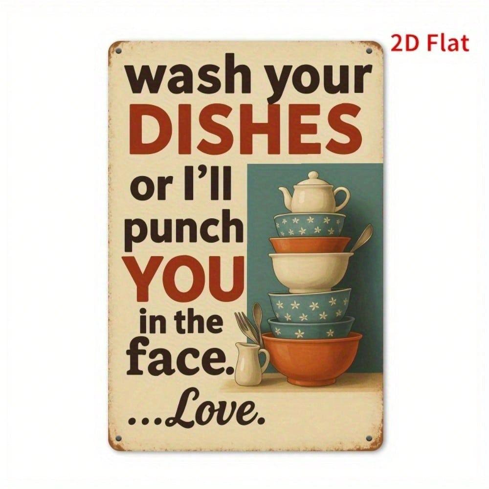 Vintage Metal Tin Sign Retro Wall Art Poster Plaque 20x30cm Home Decor