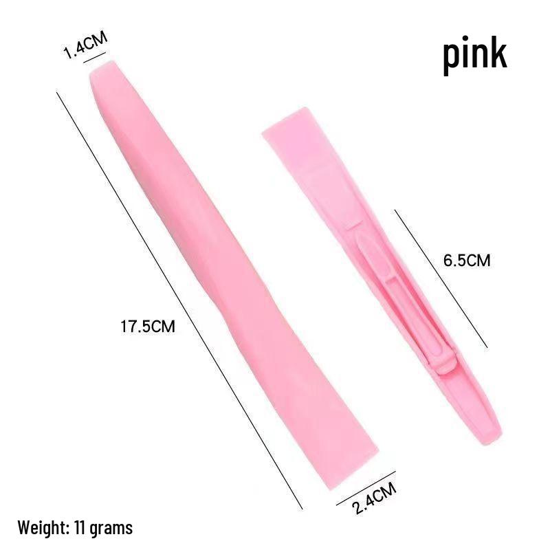 

Двусторонний скребок для дезинфекции кухонной плиты для маленьких зазоров и оконных пазов розовый