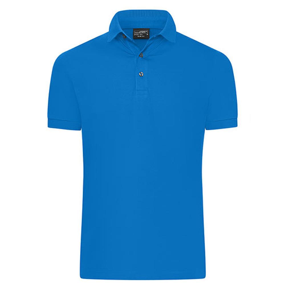 James and Nicholson Mens Mercerised Slim Polo Shirt