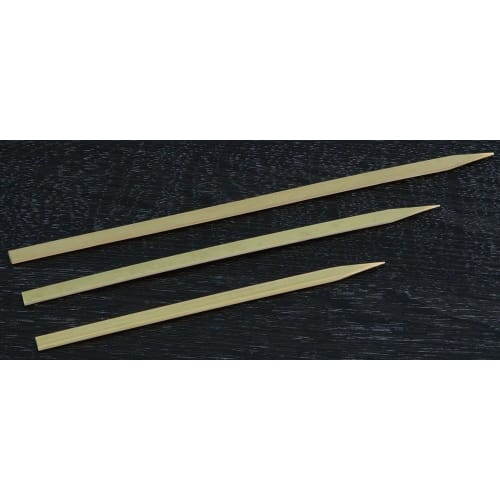 Yamashita Craft Flat Skewers, Regular Size, 15cm, 100 Skewers Per Bag, Product Code: 39217001
