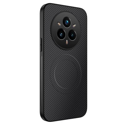 Applicable To OPPO Realme16Pro Carbon Fiber Pattern Magnetic Mobile Phone Case RealmeGT8Pro Anti-drop Protective Case