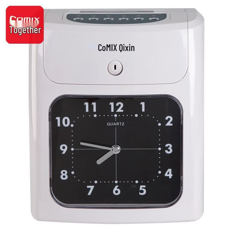 Comix MT-620T Microcomputer Paper Card Time Clock CN plug (adapter included)