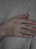 Lucore Silver 925 Pebble Open Silver Ring