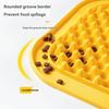 Silicone Dog Slow Feeder Mat, Anti-slip Lick Pad, Prevent Choking & Overeating for Dogs Cats