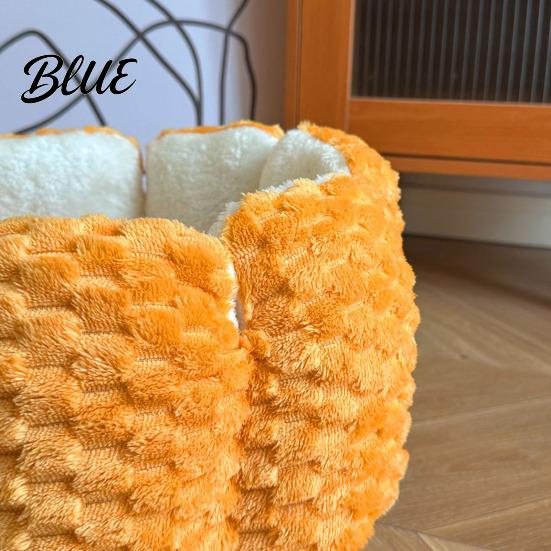 Rutschfeste Katzendecke Warmer Hund Weiches Fleece 16,5/19,7 Zoll Design Kürbis Haustiermatte Vier Jahreszeiten