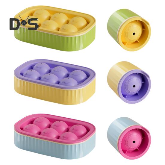 Eishockeyform, wiederverwendbarer sphärischer Eisblock-Maker, leicht zu lösende Eisschale für Whisky-Cocktails, Schokolade, Süßigkeiten, Gelee