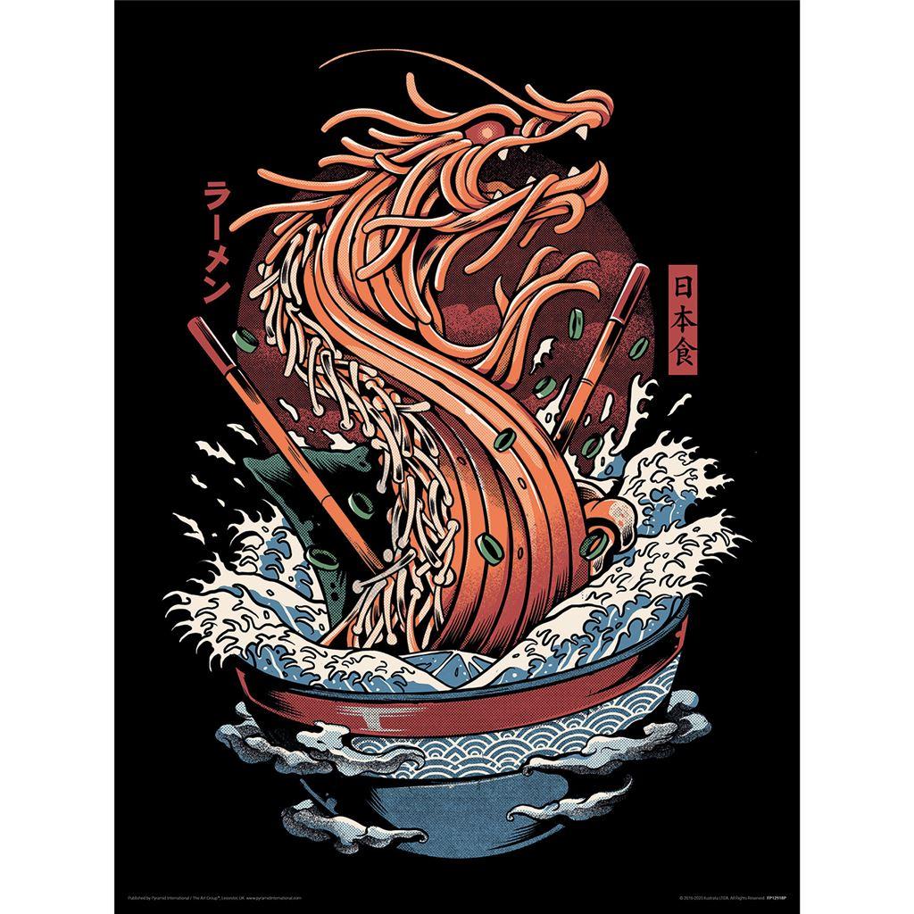 Ilustrata Dragon Ramen Print