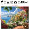 Greek and Roman art and architecture, charming harbor scenery, party decorations, home wall decorations
