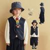Kids' Navy Cotton Vest