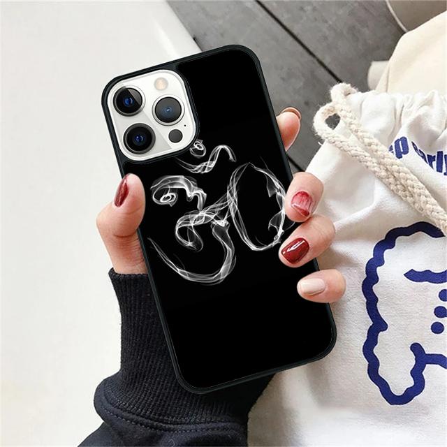 Aum Om Symbol phone Case Cover For iPhone 17 Air 16 15 14 Plus apple 16 11 12 13 Pro Max coque