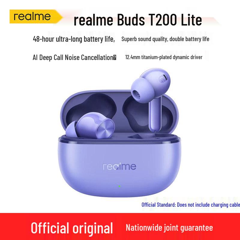 realme BudsT200lite Wireless Bluetooth In-Ear Headphones with Long Battery Life