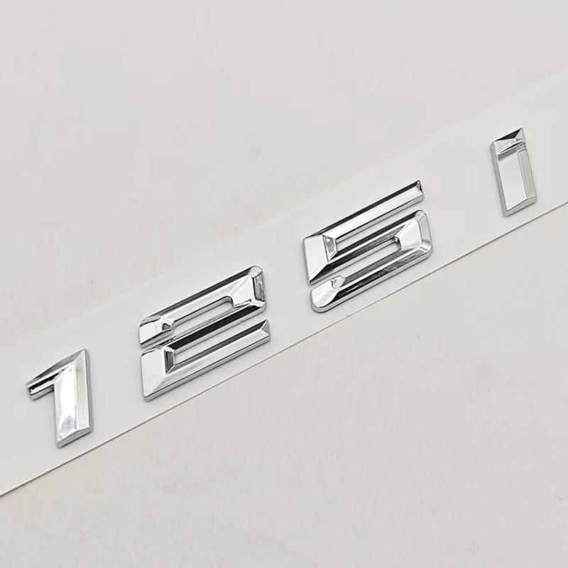 3D ABS Logo Stylingu Auta 118i 120i 125i Odznak Zadní Kufr Znak Samolepky Pro BMW 118i 120i 125i Auto Ocasní Doplňky