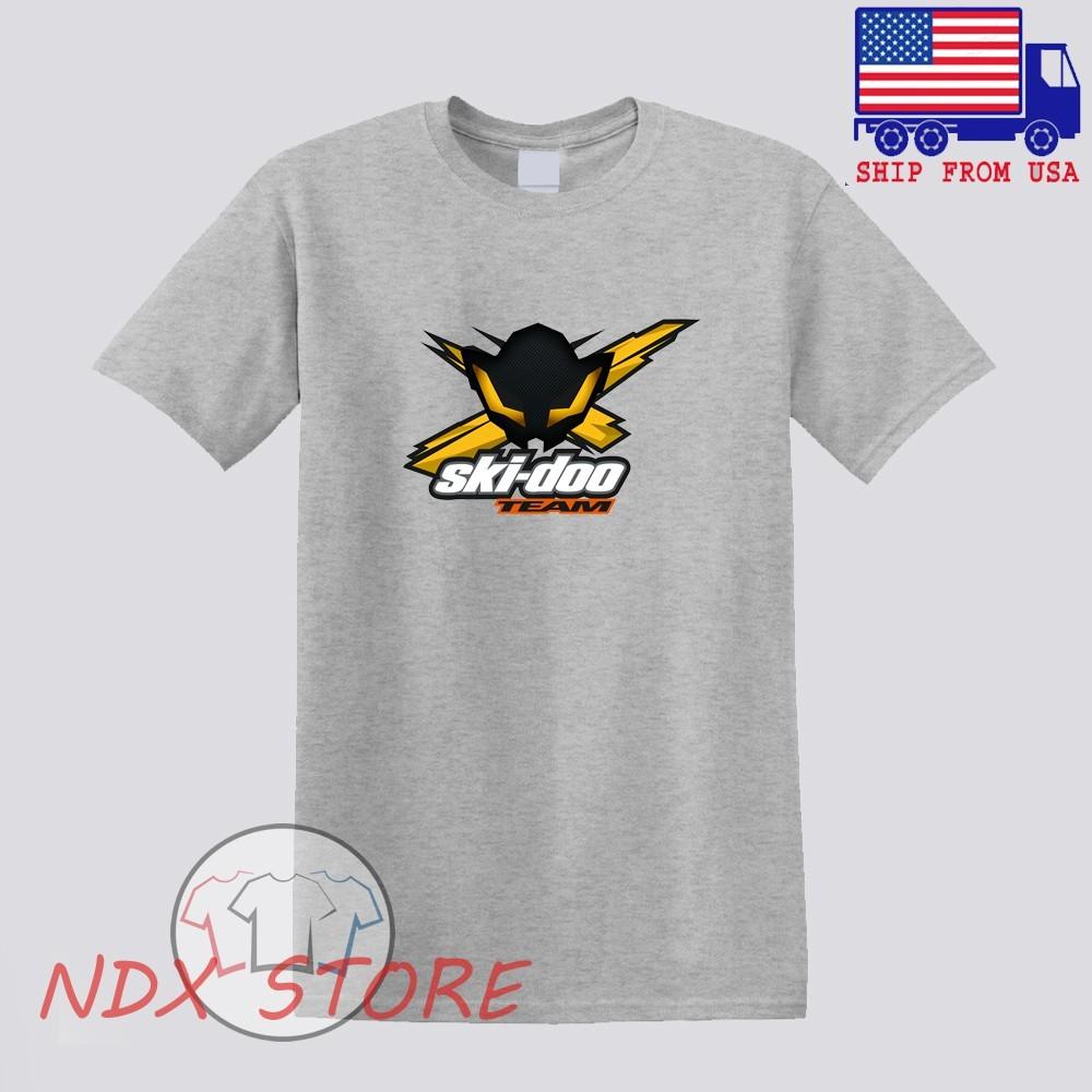 SkiDoo Ski Doo Team Snowmobile Men#039;s Gray Size S5XL Unisex T-Shirt XXXL