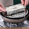 Stainless Steel Fresh-keeping Bento Box Compact On Go Snacking 304 Stainless Steel Fresh-keeping Box