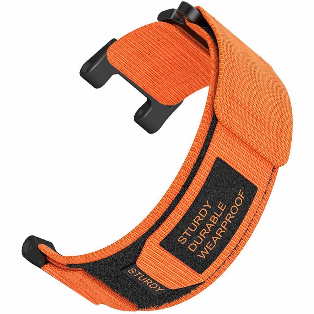 For Huami Amazfit T-Rex/T-Rex Pro Outdoor Sports Watch Strap Magic Tape Adjustable Nylon Band