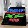 Coperte stampate retrò camion DAF 3D coperta da picnic coperte calde in flanella coperta morbida e confortevole biancheria da letto Regalo di compleanno