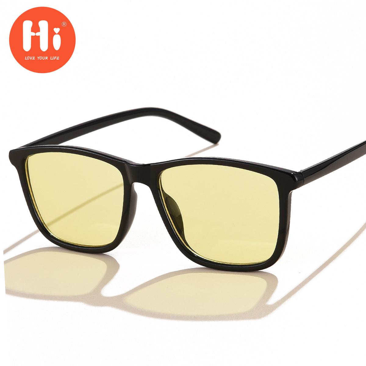 

Привет, женские и мужские винтажные летние черные солнцезащитные очки, модные уличные солнцезащитные очки для вождения