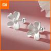 925 Sterling Silver Vintage Earrings For Women Trendy Simple Bump Flower Earring Jewelry Prevent Allergy Party Accessories Gift