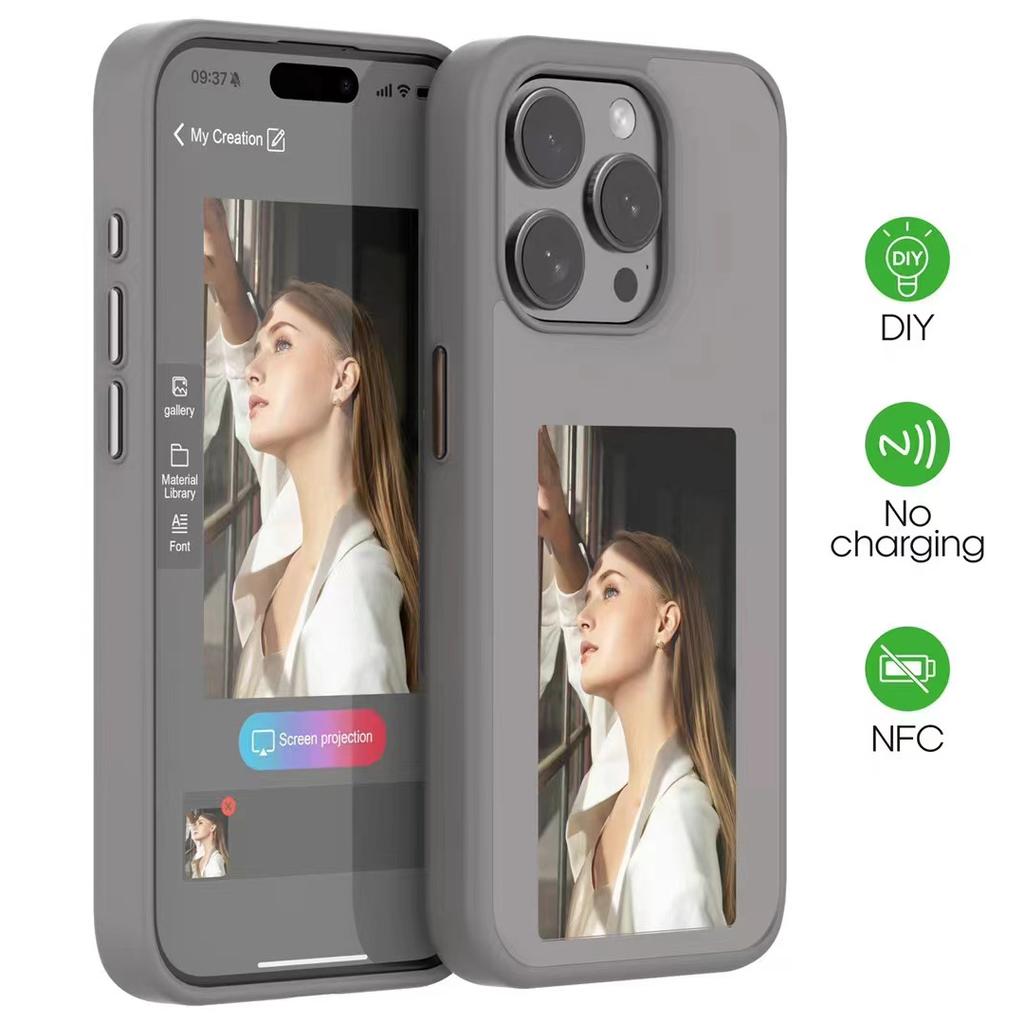 Pouzdro na telefon iPhone 14 Barevný inkoustový displej 15Pro NFC Personalizované pouzdro s ochranou projekce displeje